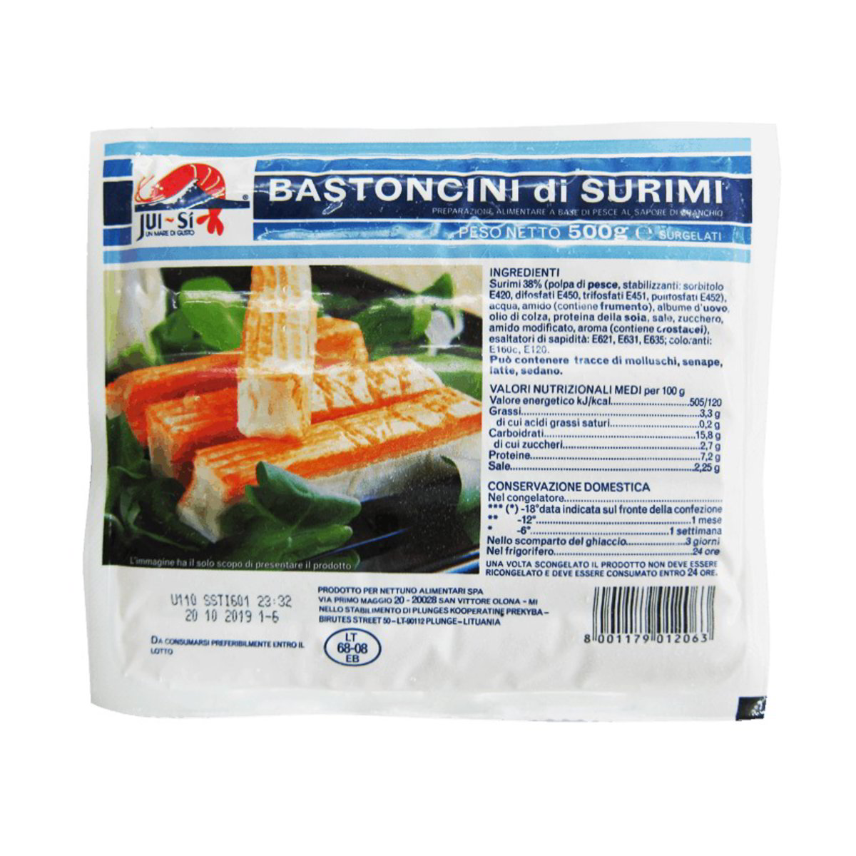 SURIMI GRANCHIO BLUMARES GR. 500 secondo Iper Tosano